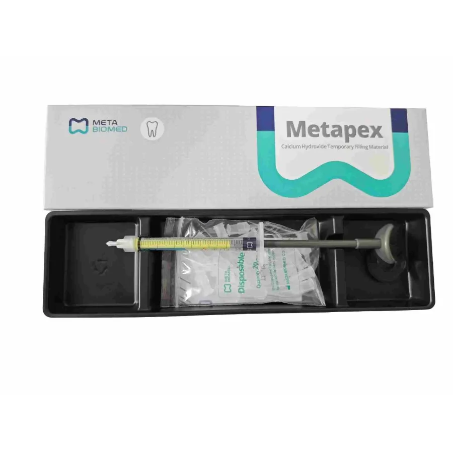 Metapex Root Canal Filling Material (2.2g/Tube )with 5 Disposable Needles Dental Treatment Kit-Korea