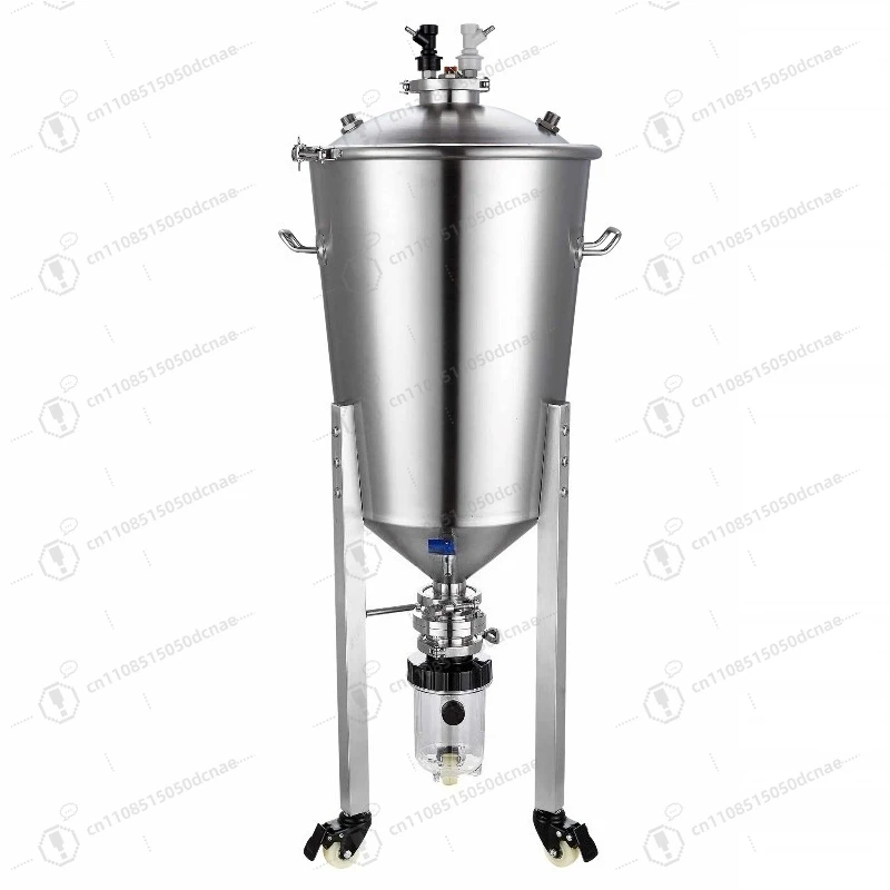 35L 65L Stainless Steel Pressure Rated Conical Fermenter with Tri Clamp for Home Brew Beer Fermentation