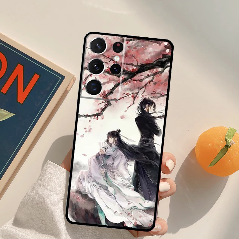 مو داو زو شي الحال بالنسبة لسامسونج غالاكسي S21 S22 S23 الترا S8 S9 S10 نوت 10 زائد نوت 20 الترا S20 FE Coque