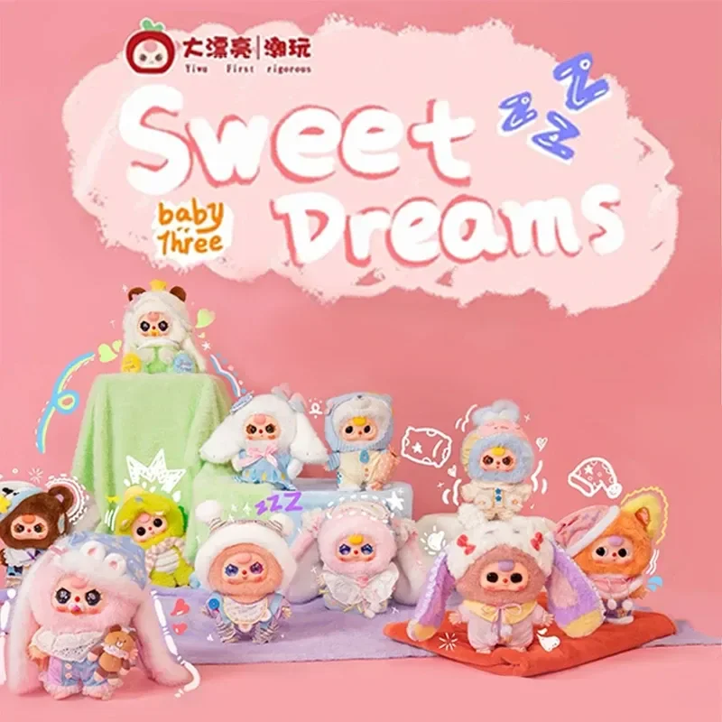 

Новая плюшевая кукла Baby Three Sweet Dream серии 400%, слепая коробка, модная игрушка, кукла-компаньон для сна, мягкое украшение для кровати, подарок-сюрприз