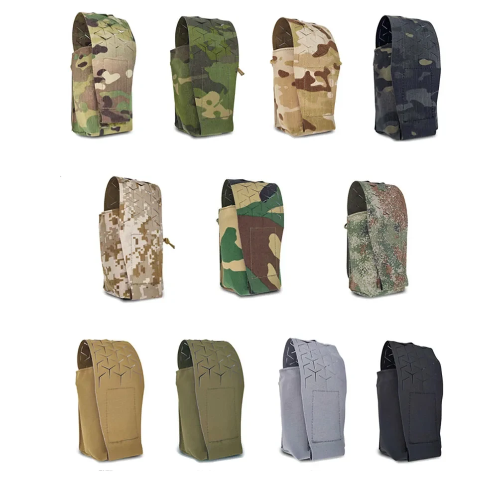 Tattico Outdoor SS Style SPUD Pouch Molle Sundries Bag Cintura da caccia multifunzionale separabile Doppio 5.56 545 Bag Camouflage