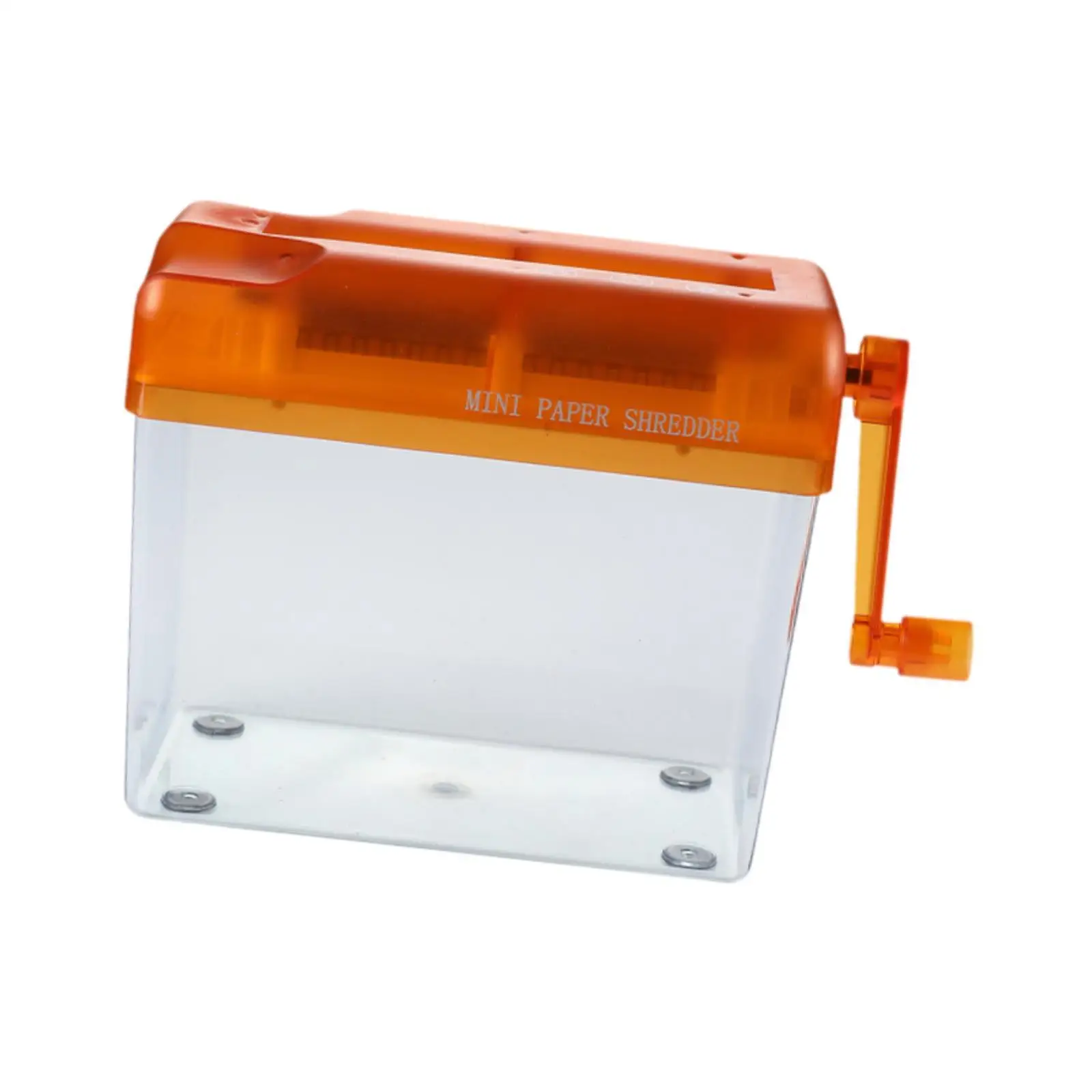

Manual Paper Shredder Paper Cutter Desktop Stationery Home Office Mini Hand Crank Shredder for Paper Photos Receipts Portrait