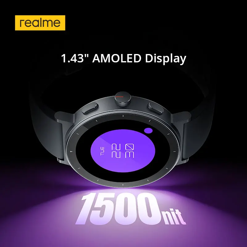 realme Watch S5 Smartwatch: 1.43-inch AMOLED, 5ATM, 20-Day Battery