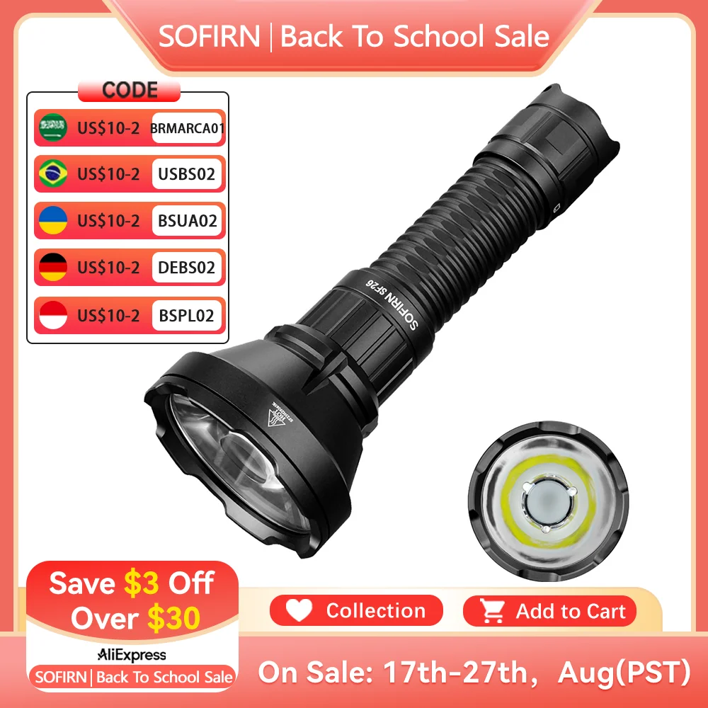 

Sofirn SF26 тактический фонарик