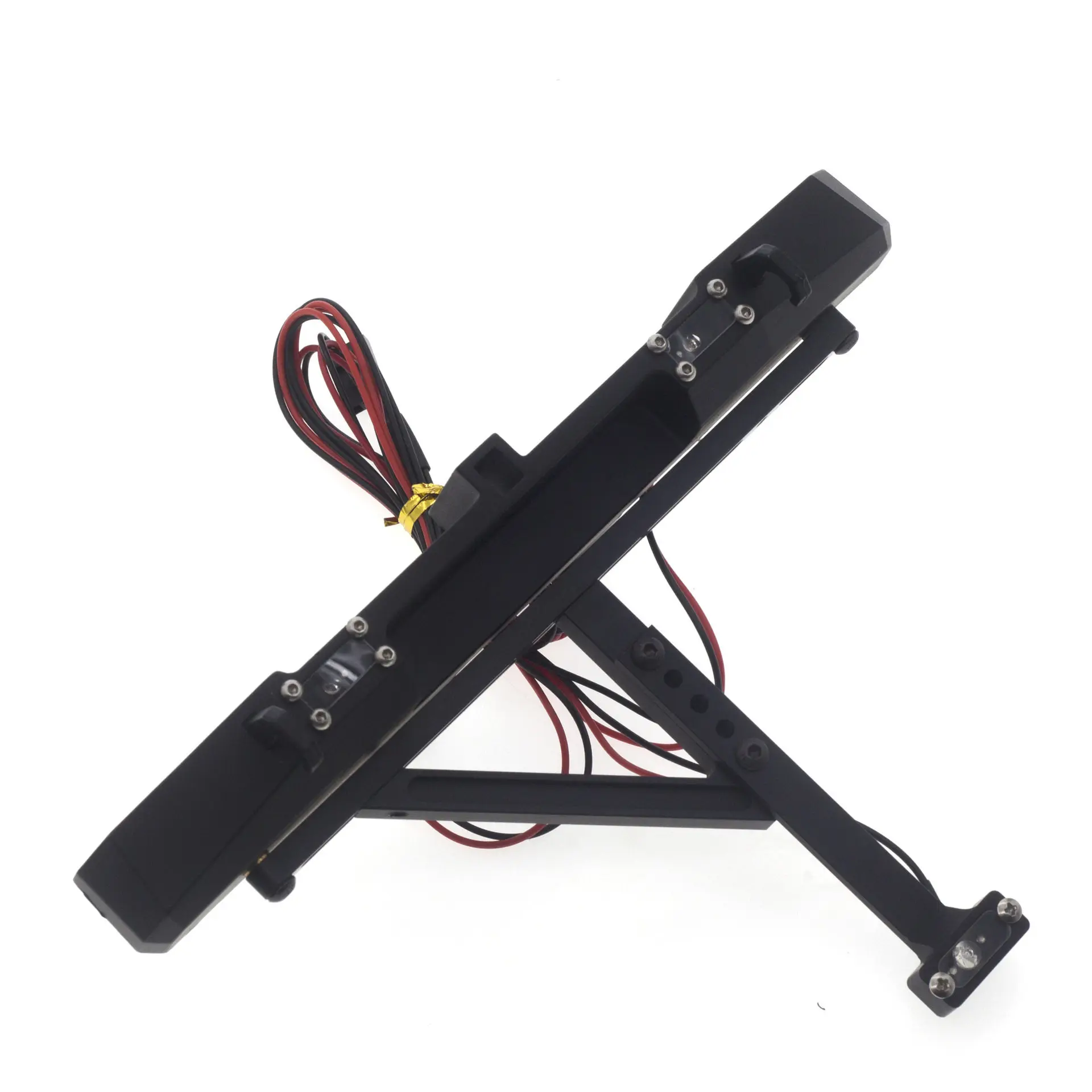1/10 RC Crawler Aluminum Alloy Stinger ARB Front & Rear Bull Bar Bumper With Tow Shackles For SCX10‑II 90046 TRX4 Wrangler Body