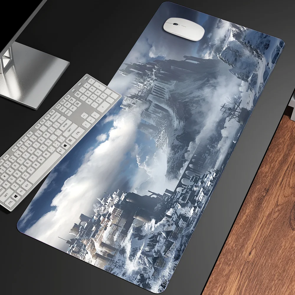 

snowscape Mousepad Large Gaming Mousepad Notebook Keyboard Pad XXL Size Non-slip Wear-resistant for Desk Mat Laptop Desk Office