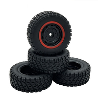 4PCS Original SCY Off-Road Snow Desert Paddle Wheel Tires For 16101Pro 16102 16103 16104 16106 SG116 MAX Q130,Fit Wltoys MJX RC
