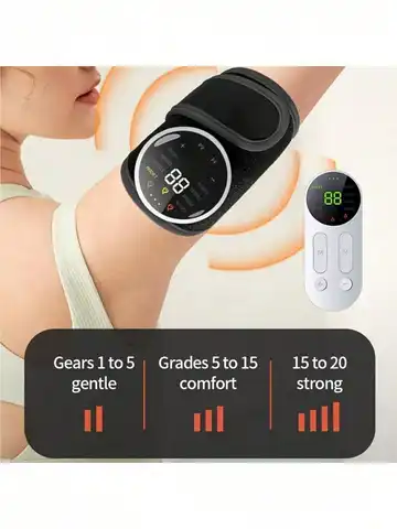 USB 충전식 온열 마사지 어깨 랩 - 프리 사이즈, 스포츠 워밍업, 휴식 및 건강 지원에 적합합니다!