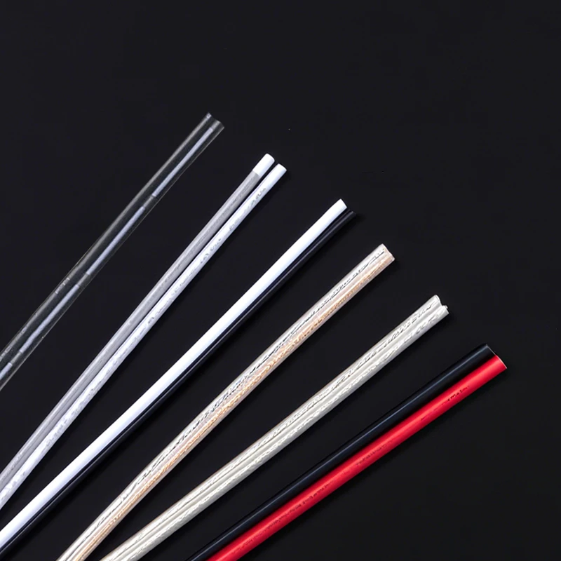 2 Pin Wire Electric Copper Cable 28 26 24 22 20 18 16 AWG LED Strip Lamp Lighting Cable PVC Extend Cord White Black Red UL2468 image 6