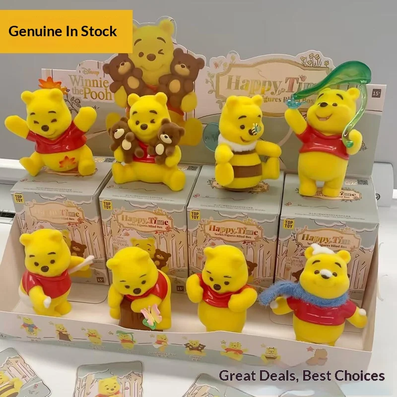 

Коллекционные фигурки медведей Винни из серии Happy Time в слепых коробках — подарок для детей и коллекционеров игрушек