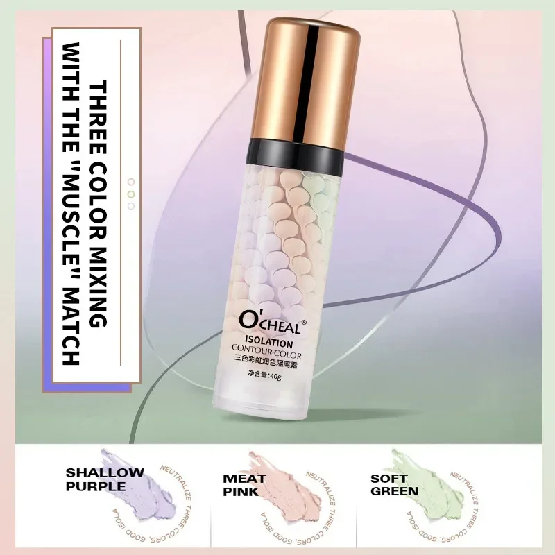 O'CHEAL Fondotinta per il viso con primer per il trucco in crema BB traspirante ad umidità intensiva - Illuminante per la pelle profonda non appiccicosa
