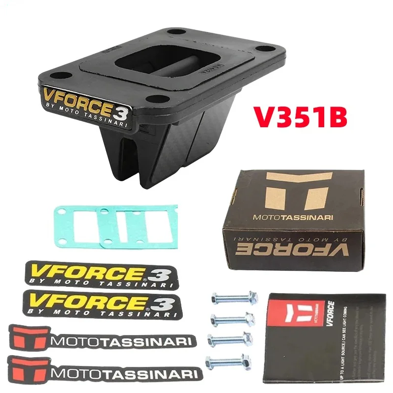 Motorcycle V351B Vforce V-Force 3 Reed Valve System For KTM SX65 SX50 XC65 Minarelli KDM AM6 LC Reed Block Motocross Dirt Bike