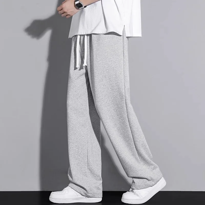 

2025 New Sweatpants Men's Autumn and Winter Straight Leg Casual Pants American Men's Loose Hanging Sports Pants