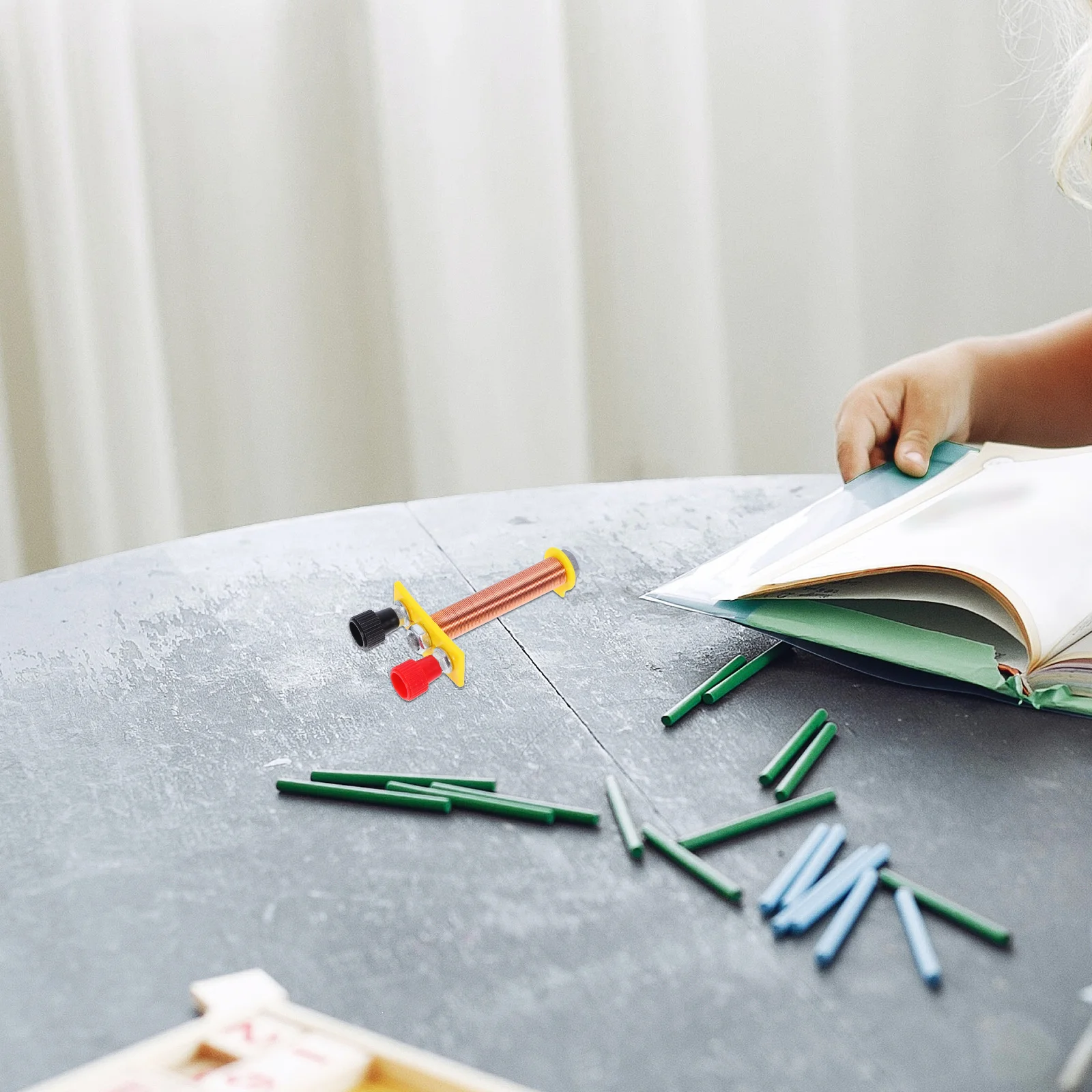 Electromagnetic Solenoid Coil For Physics Experiment Classroom Demonstration Wear-Resistant Copper Wire Science Teaching