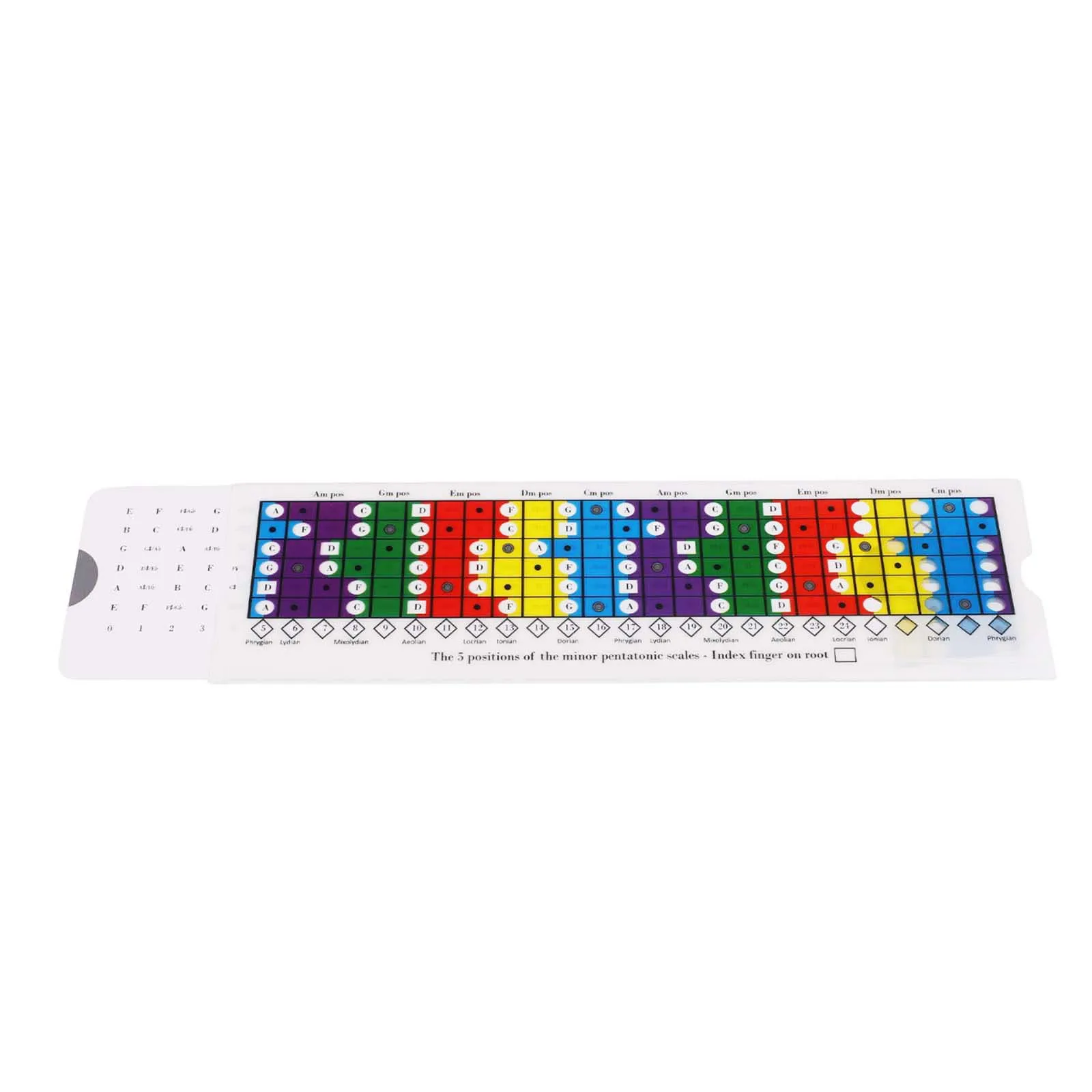 Regla deslizante para combinaciones de acordes de guitarra acústica folk, herramienta de especificaciones para guitarristas avanzados de guitarra acústica folk