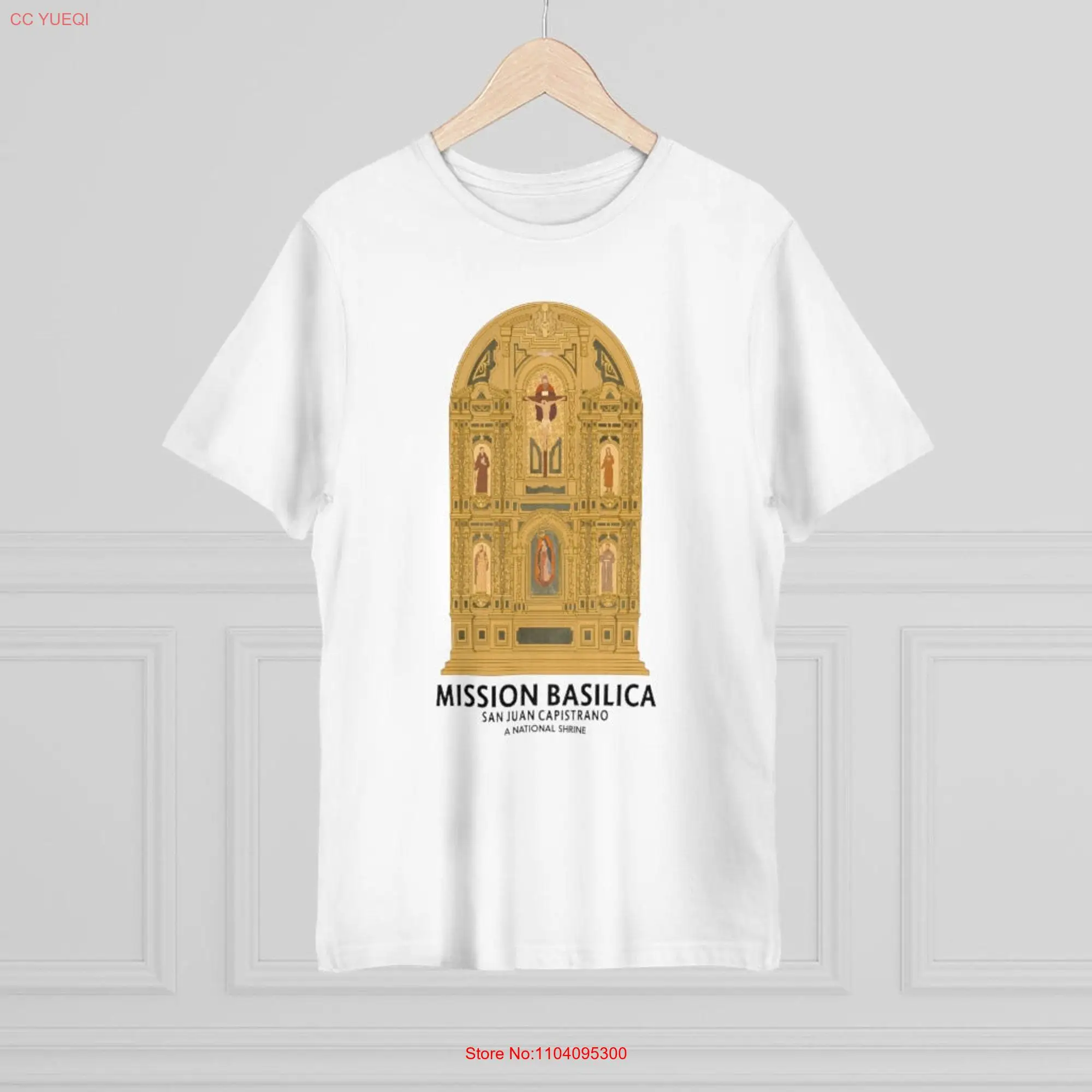 Mission Basilica T Shirt long or short sleeves