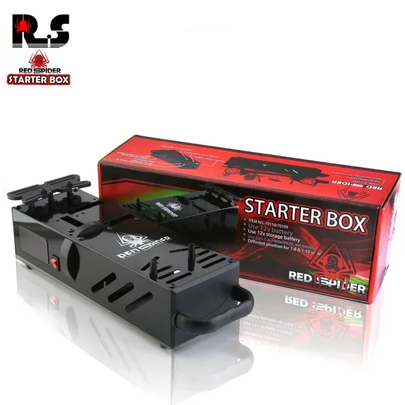 1/8 metal Starter Box for Remote Control Model Start tools Radio Control Nitro Engine Truck truggy Hobby Option Parts