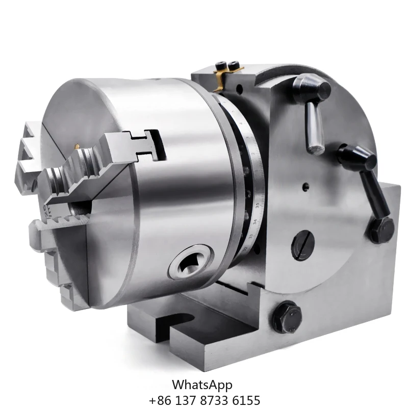 

BS-0/BS-1 CNC Milling Machine Tools Accessory Vertical Horizontal Dividing Head Rotary Table New Steel Cast Iron Bearing