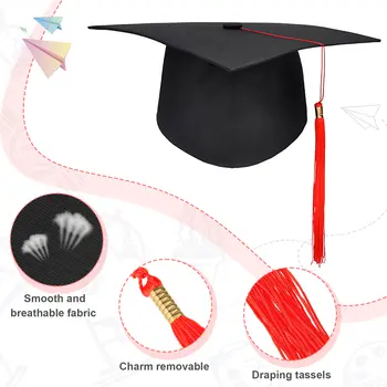 6 best sales Sombrero de graduación - №4