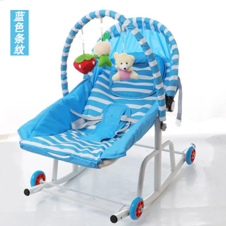 Baby rocking cradle chair Baby balance shaker baby sleeping device can be pushed