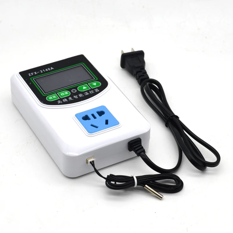 Controlador de Temperatura Digital Inteligente Alta Precisão Aquecimento Arrefecimento Ntc Sensor Temp Control Termostato Zfx-w2140a
