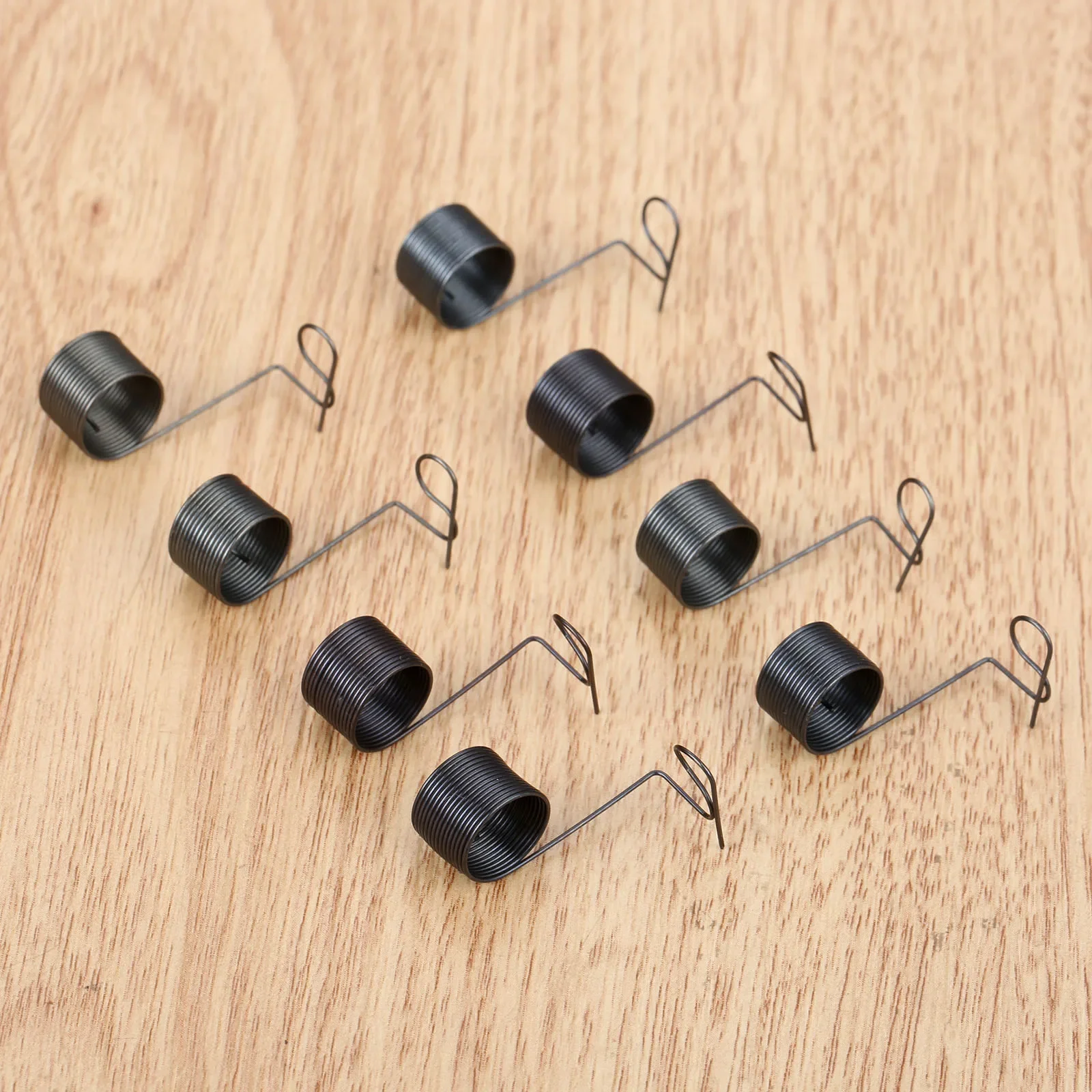 20 Pcs 10*7mm Metal Thread Tension Clamp Springs Fit for Old Household Sewing Machine Home Sewing Tools & Accessory Black