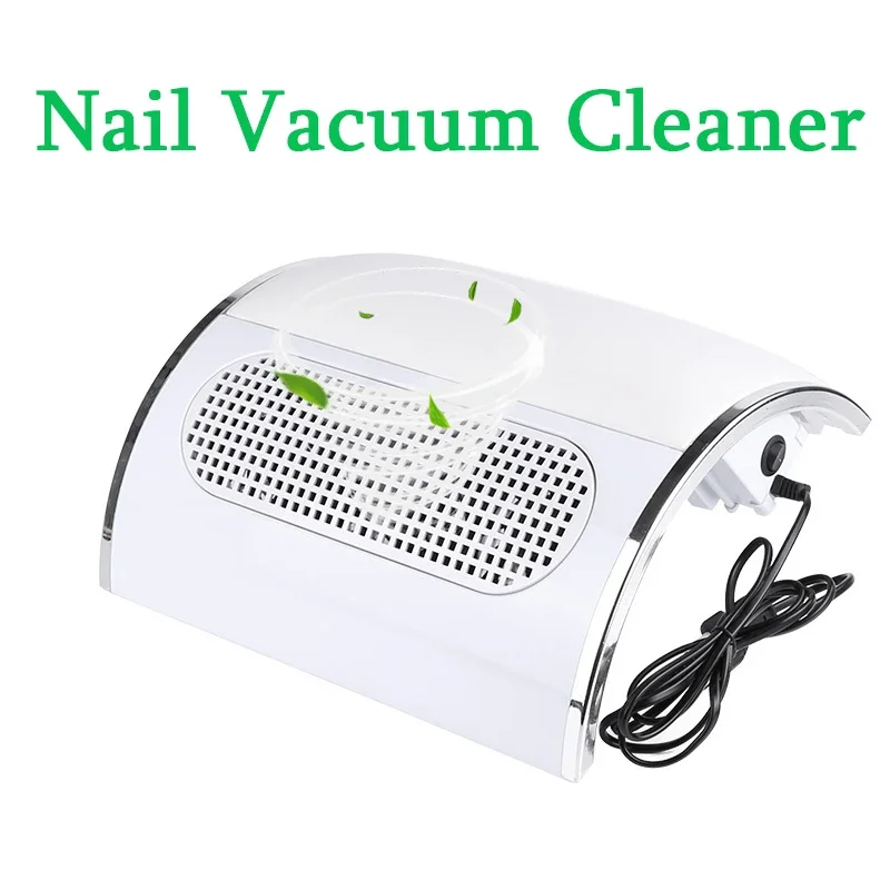 

Professional Nail Dust Vacuum Cleaner 3 Fan Nail Dust Collector Low Noisy Powerful Filter Suction Nail Art Vacuum Tool