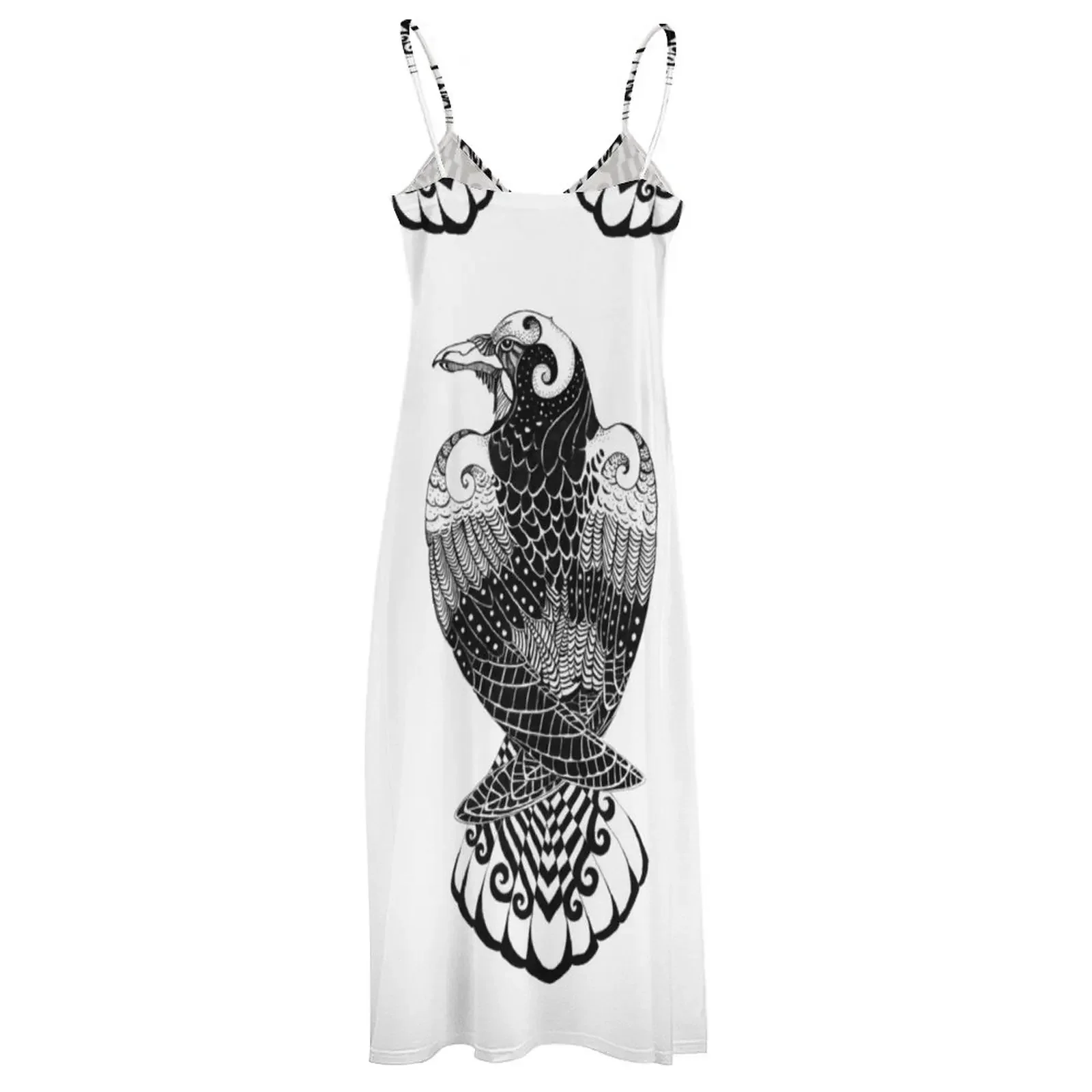 Robe d'été pour femmes, Raven Totem Variant I fibrfur s