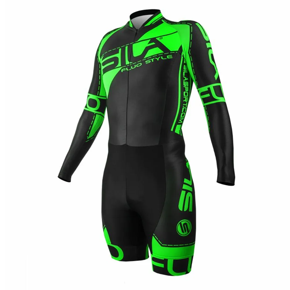 Kids Roller Skates Ciclismo Sets Inline Speed Skates Clothing Skating Race Speedsuit Long Sleeve Team Racing Jumpsuit