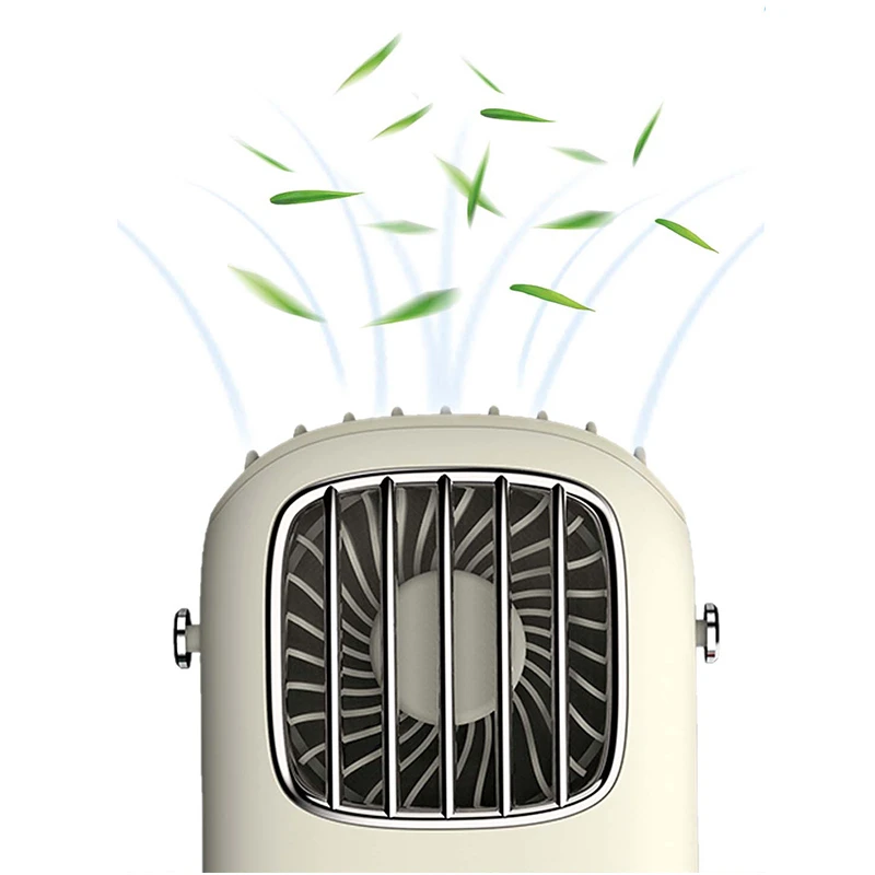 NEW Portable Hanging Neck Fan Mini 3 Gears Adjustable Air Cooling Fan Summer Outdoor Travel Lanyard Handfree Cooler USB fan