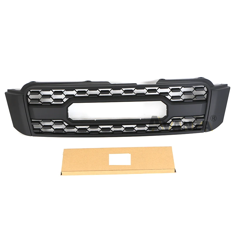 Auto Parts Grill With Led Lights Front Bumper Grille Modification Accessories Decoration For  Highlander 2004-2007