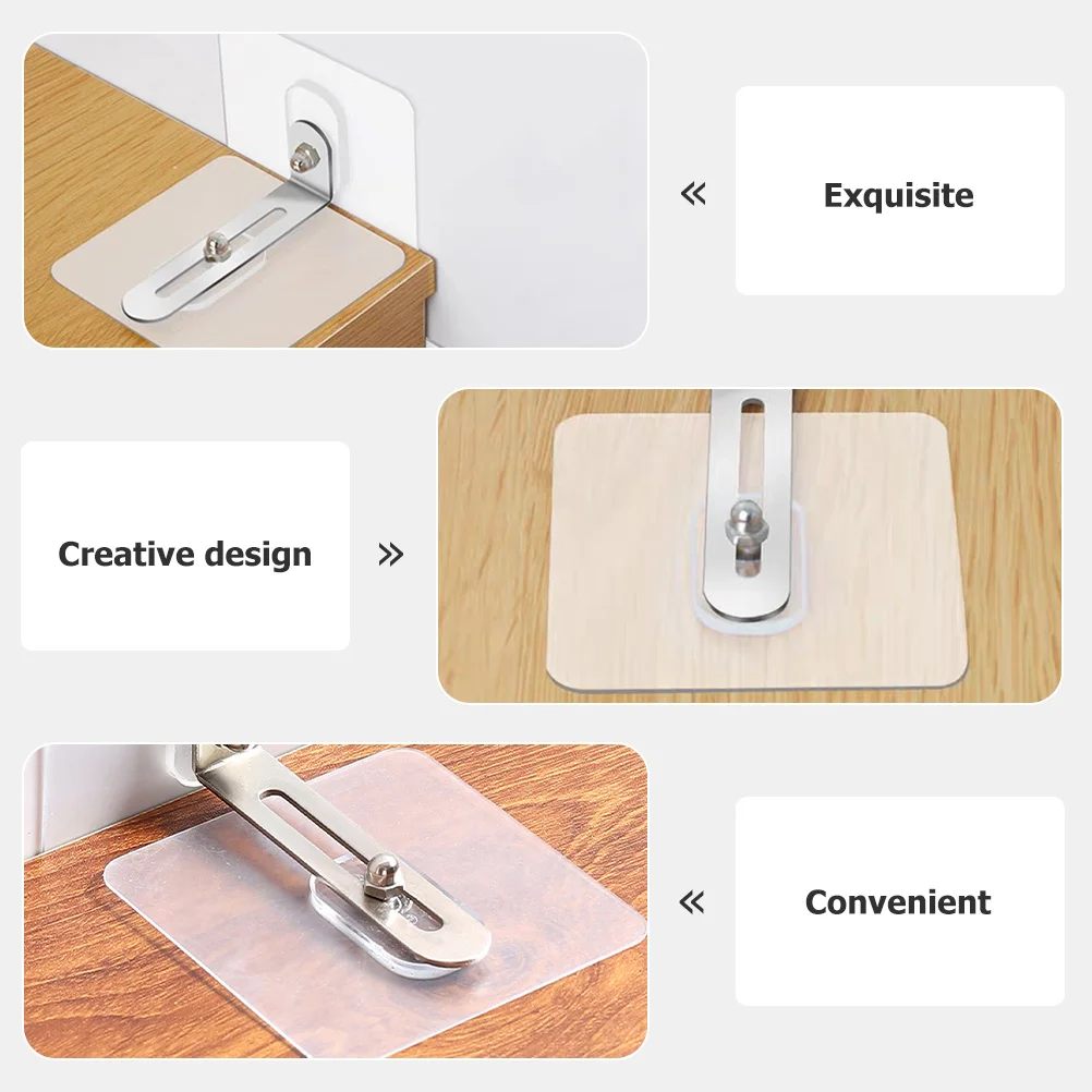 

6Pcs Fixed Mounting for Furniture Wall Anchor No Drill Self Adhesive Anti Tip Safety Straps Baby Proofing Bookcase