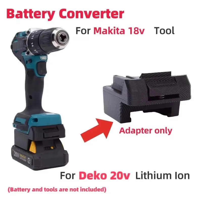 Battery Adapter For Deko 20v Li-ion  Converting To Makita  Tools Converter（Adapters Only）