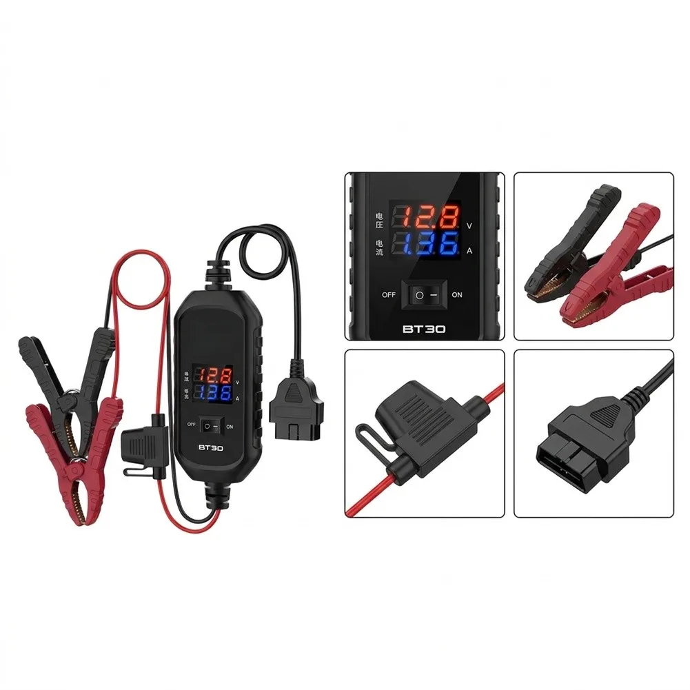 BT30 For Memory Saver Cable for OBD2 Vehicles Maintains Stable Power Output During For Battery Swap Reduces Risk of Damage