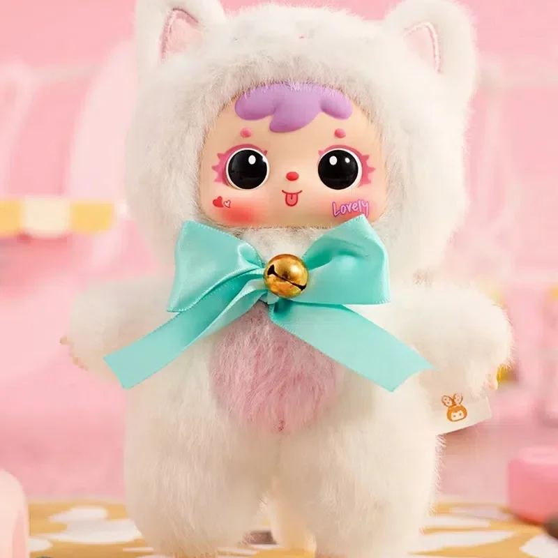 

New Genuine Samuel Cat Party Plush Blind Box Series Around Cute Doll Eyes Can Move A Variety Of Styling Gifts Hand-Made Ornament