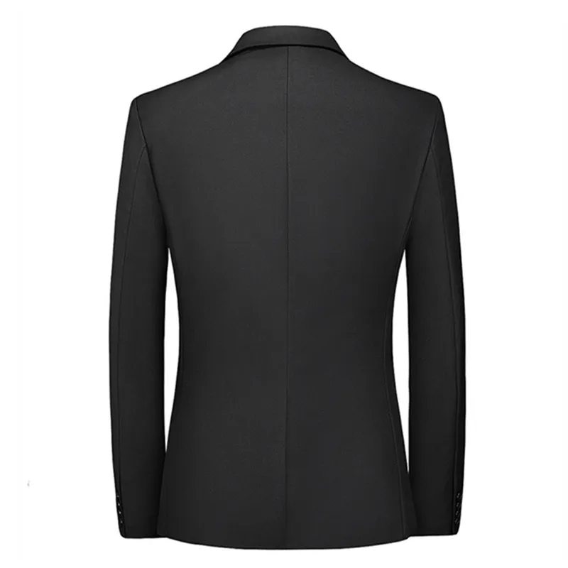 High Quality Men\'s Blazer Slim Fit Solid Color Dress Suit Coat Business Casual Blazer Jacket Coat Wedding for Men Plus Size 5Xl