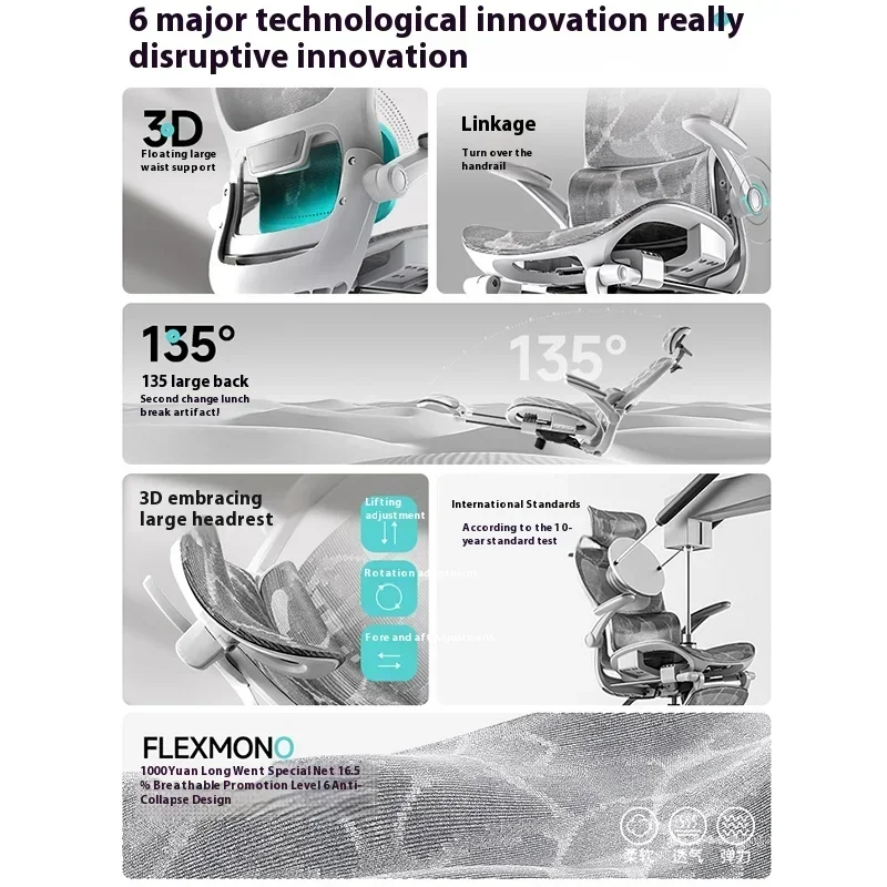 

Foot Rest Chair Gaming Computer Ergonomic 360 ° Rotation Chairs Pedal Free Shiping Chaise Ergonomique Office Furniture