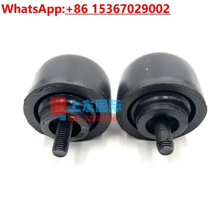 High quality raw rubber set (4 pcs)   10/13/15/17 Engine shock absorber, machine foot glue, foot pad, cushion, excavator parts