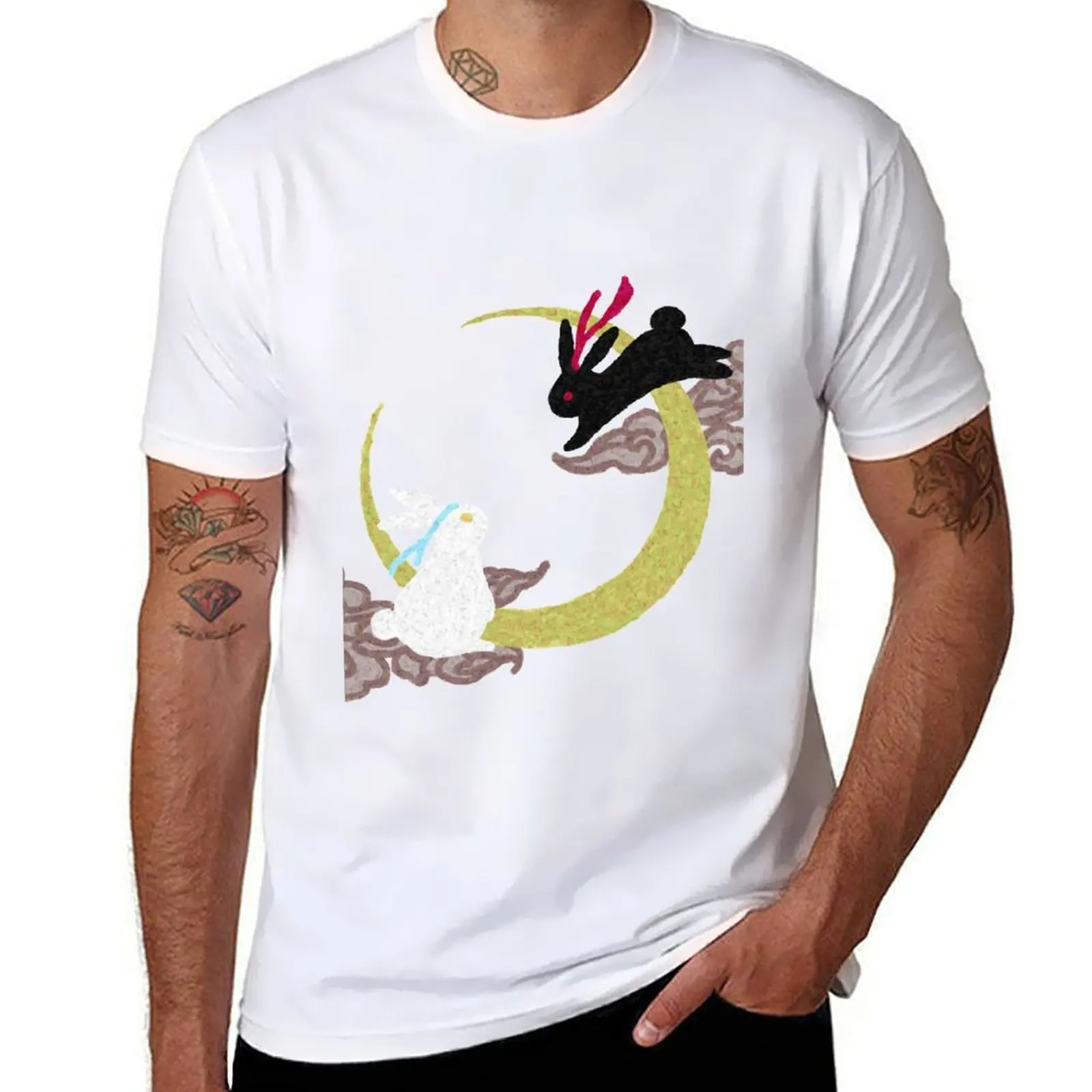 

Bunny wangxian T-Shirt Casual Trendy Streetwear Tee Shirt