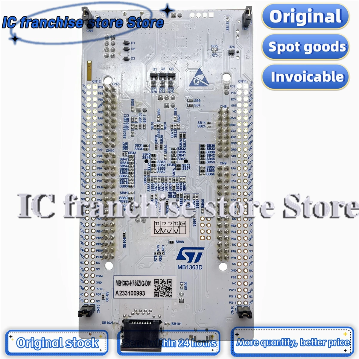 1PCS//LOT NUCLEO-H755ZI-Q STM32H755ZI MCU Nucleo-144 Development Board 100% Original stock