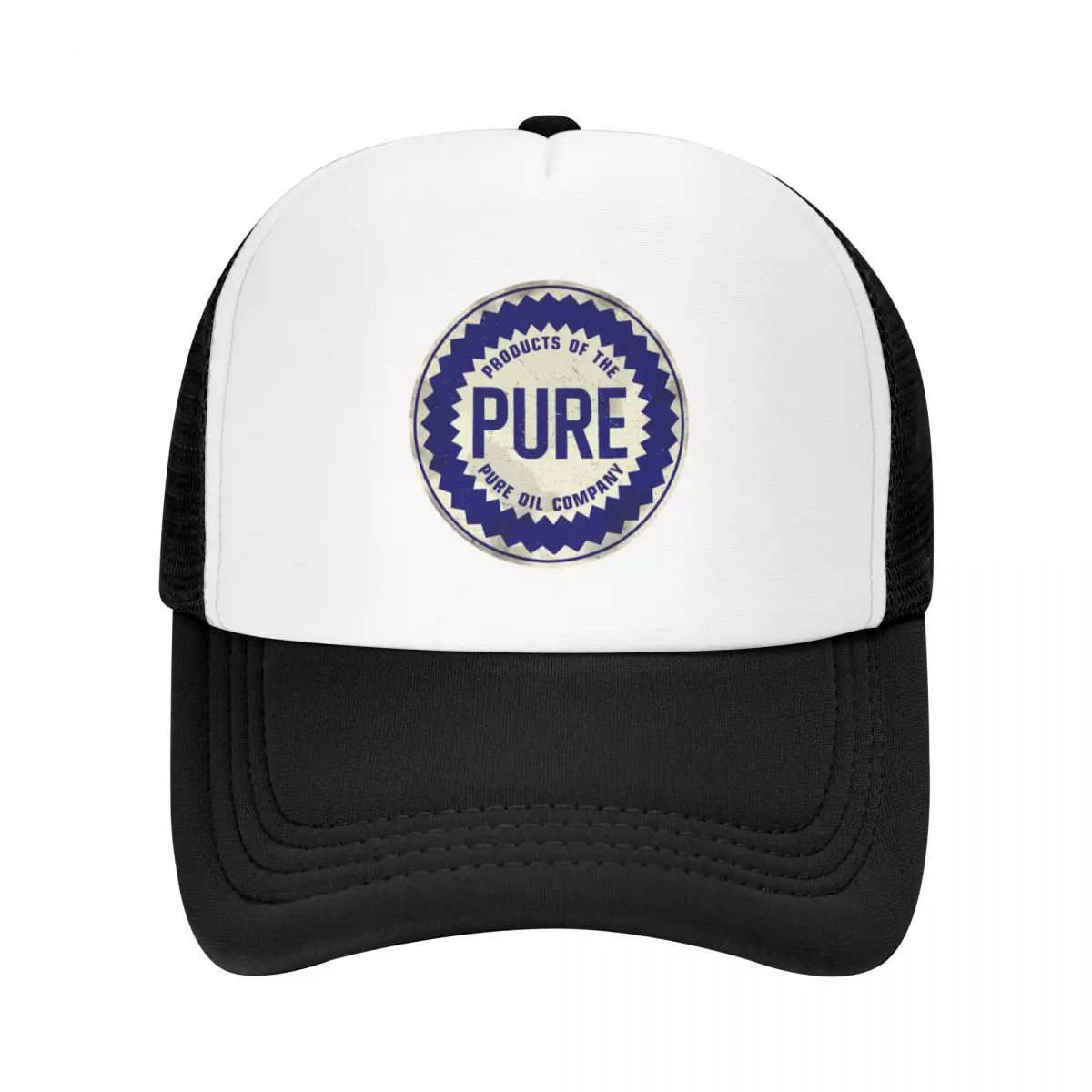 Pure oil company vintage sign Baseball Cap Fishing cap beach hat Brand Man cap Luxury Men's Women's