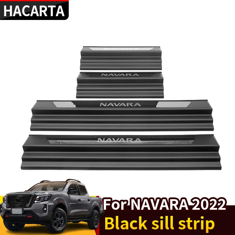 For the NAVARA modified welcome pedal sill strip trim 2022 models