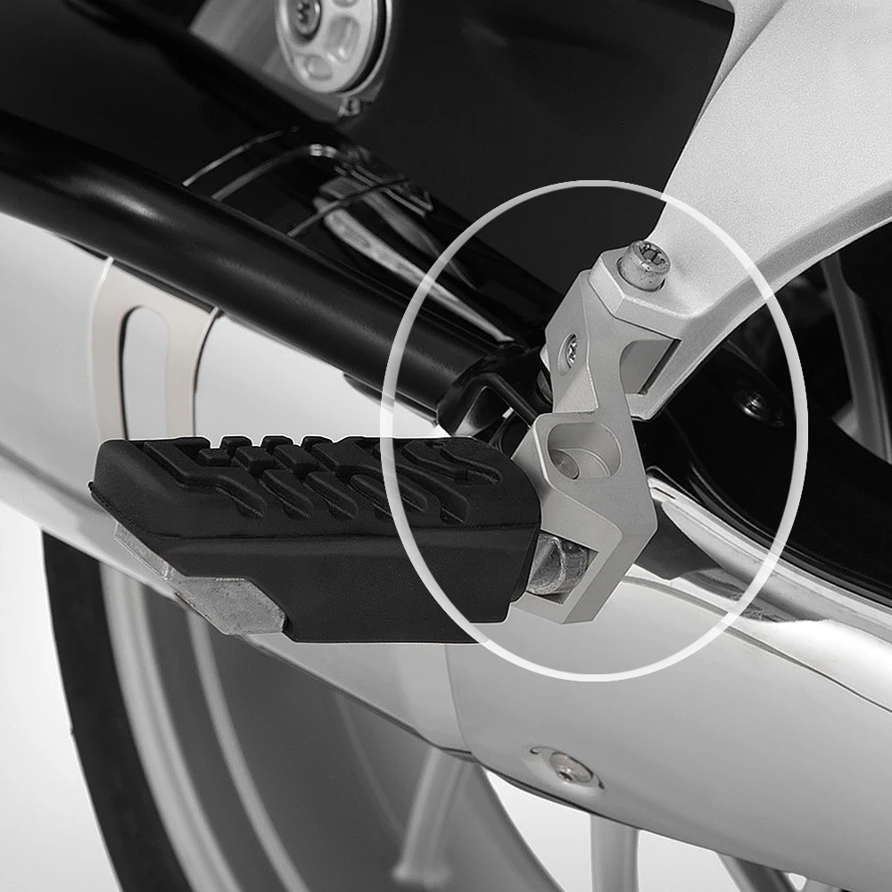 Motorcycle Aluminum Passenger Foot Peg Footpeg Footrest Lowering Kit For BMW R1250RT R1200RT R 1250 1200 RT LC Moto Accessories