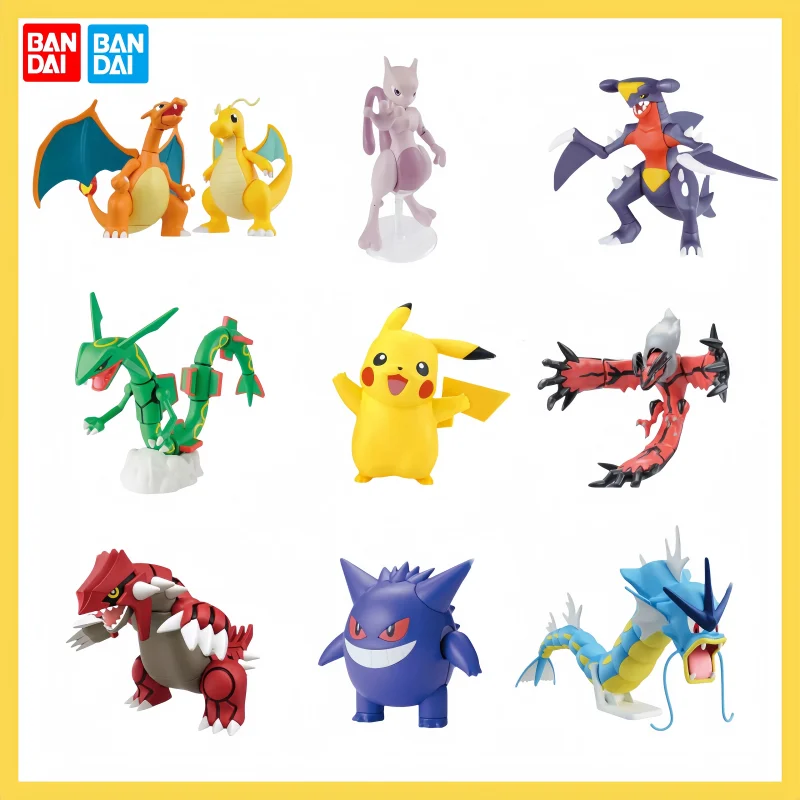 original-bandai-pokemon-modelo-kit-rapido-anime-pikachu-charmander-mew-eevee-figura-de-acao-montagem-modelo-criancas-brinquedos-presentes