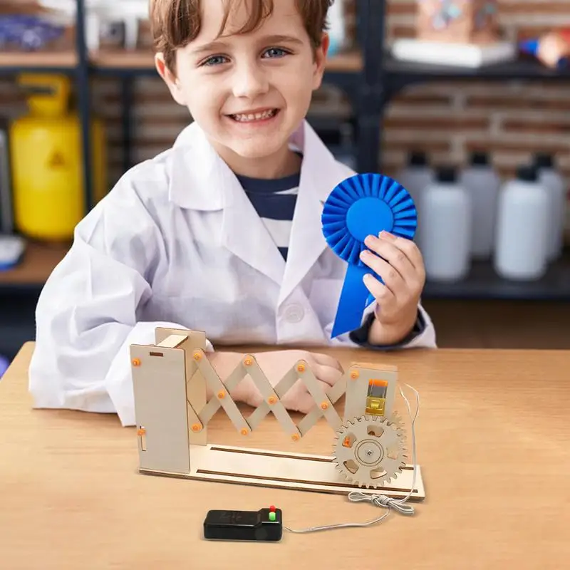 Kits de construcción de modelos, juguetes de física, Kit de experimentos científicos de madera, juguetes educativos interactivos para niños pequeños, Kit de ciencia para niños pequeños