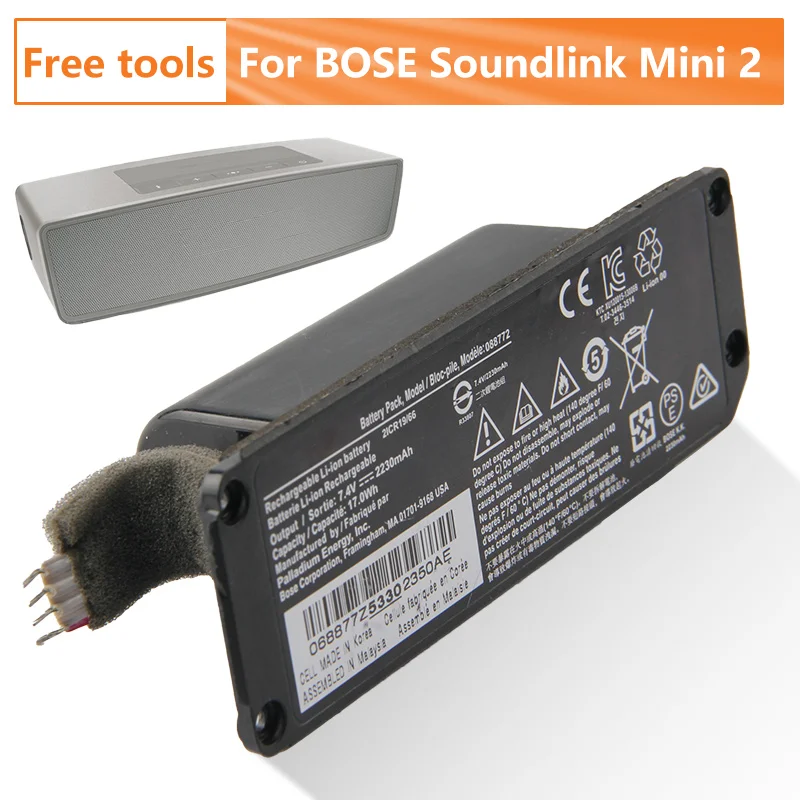 Batería de repuesto Original para BOSE Soundlink Mini 2 II Bose 088789 088796 088772 batería genuina con herramientas gratuitas 2230mAh