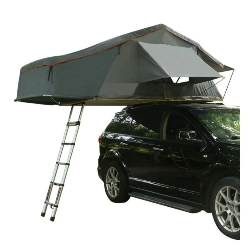 Outdoor Camping Automatic Self-Driving Soft Top Folding Extended Easy-to-Put-up Rainproof SUV Roof Top Tent