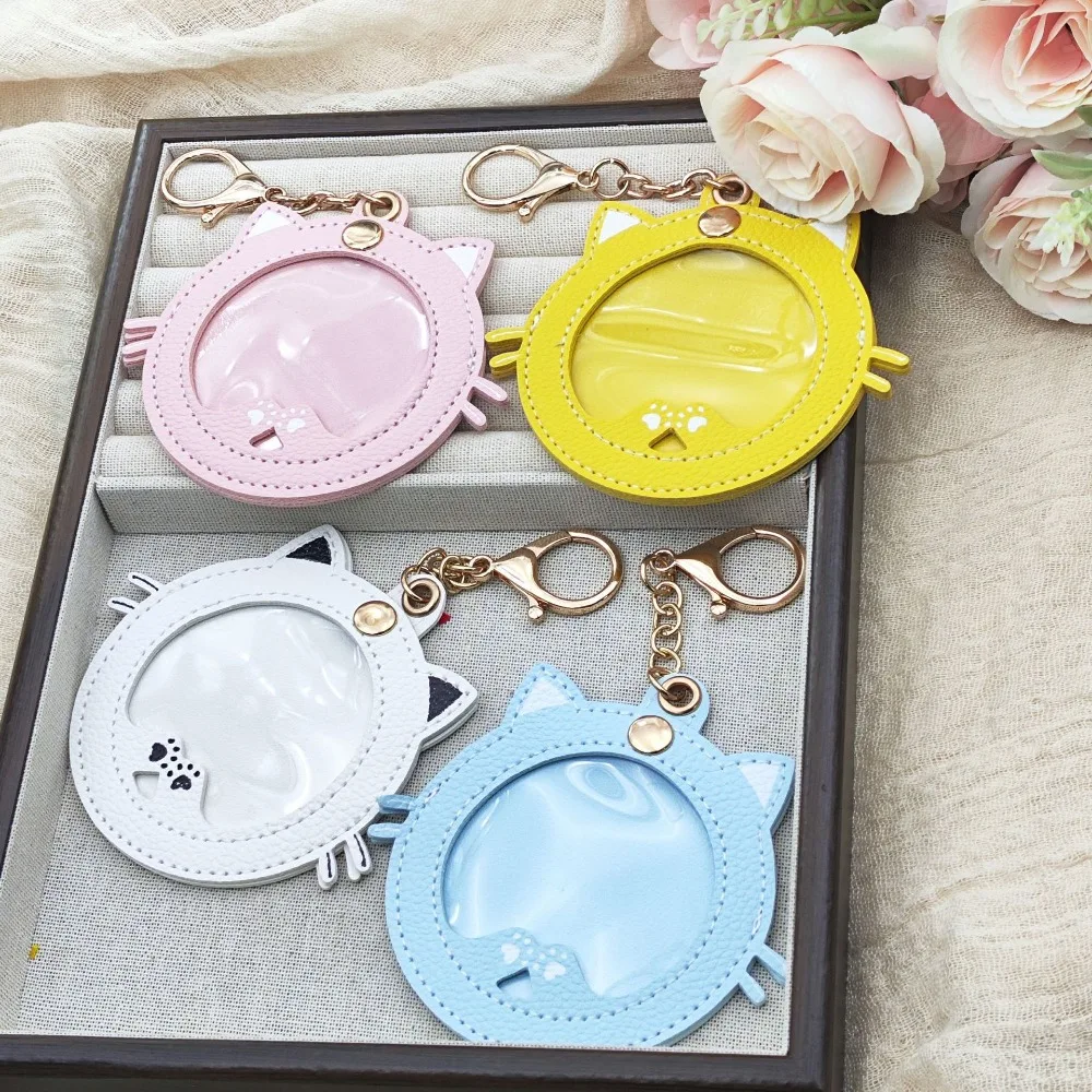

Cartoon Cat Shaped Keychain Bar Bag Star Anime Peripheral Commuting Pendant Cute Girl Medal Badge Pendant