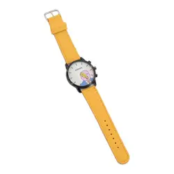 Novelty Mens Watch Fashion for Creative People Face Watches Hair Yellow Watch Strap for Men Women