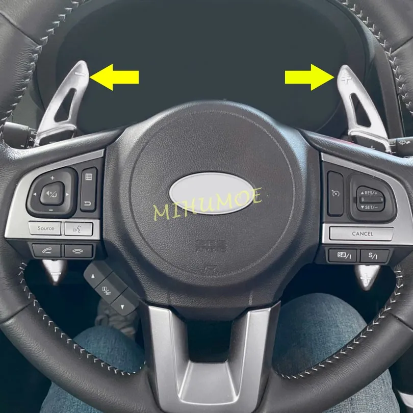 2 Stuks Aluminium Auto Paddle Shift Shifter Uitbreiding Voor 2019-2026 Subaru Forester Sj Sk Outback Impreza Crosstrek Legacy Ascent XV
